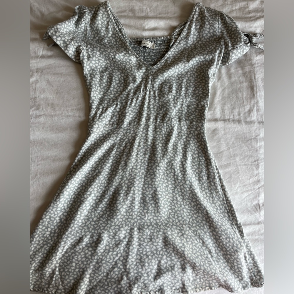 Abercrombie & Fitch Gray Textured Fabric